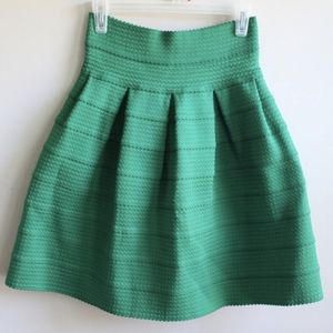 Girls from Savoy green ponte bell skirt M/L
